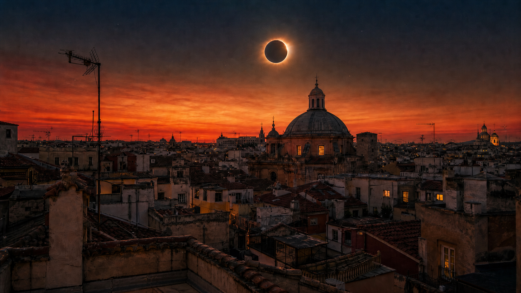 Calles de La Latina oscurecidas